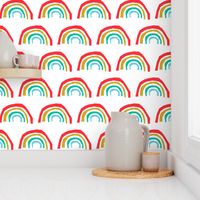 rainbow kids primary colors colorful bright nursery baby kids happy baby