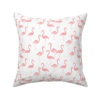 flamingo pastel pink sweet soft girly illustration watercolor spring summer tropical