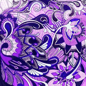 Purple Paisley 