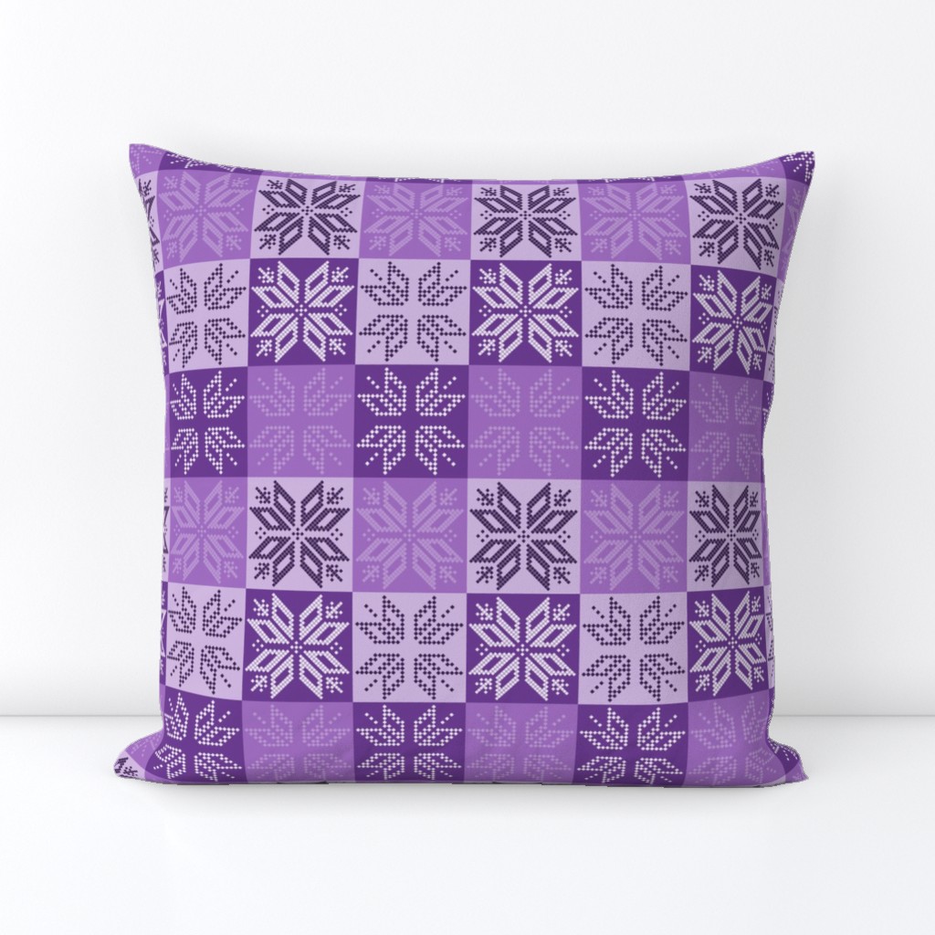 Scandinavian Plaid (Purple)