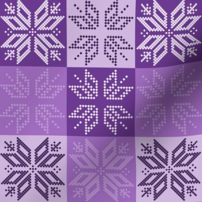 Scandinavian Plaid (Purple)