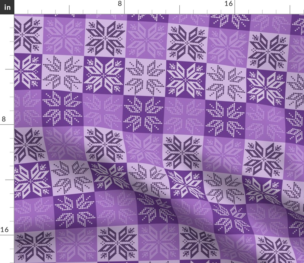 Scandinavian Plaid (Purple)