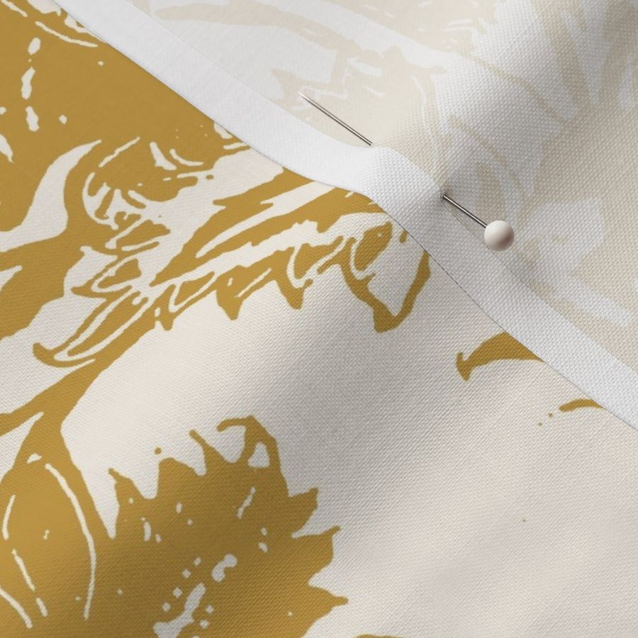 Chintz TOILE_gold_neg jacobean