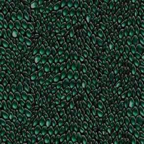 sparkle green ice metal dragon scales