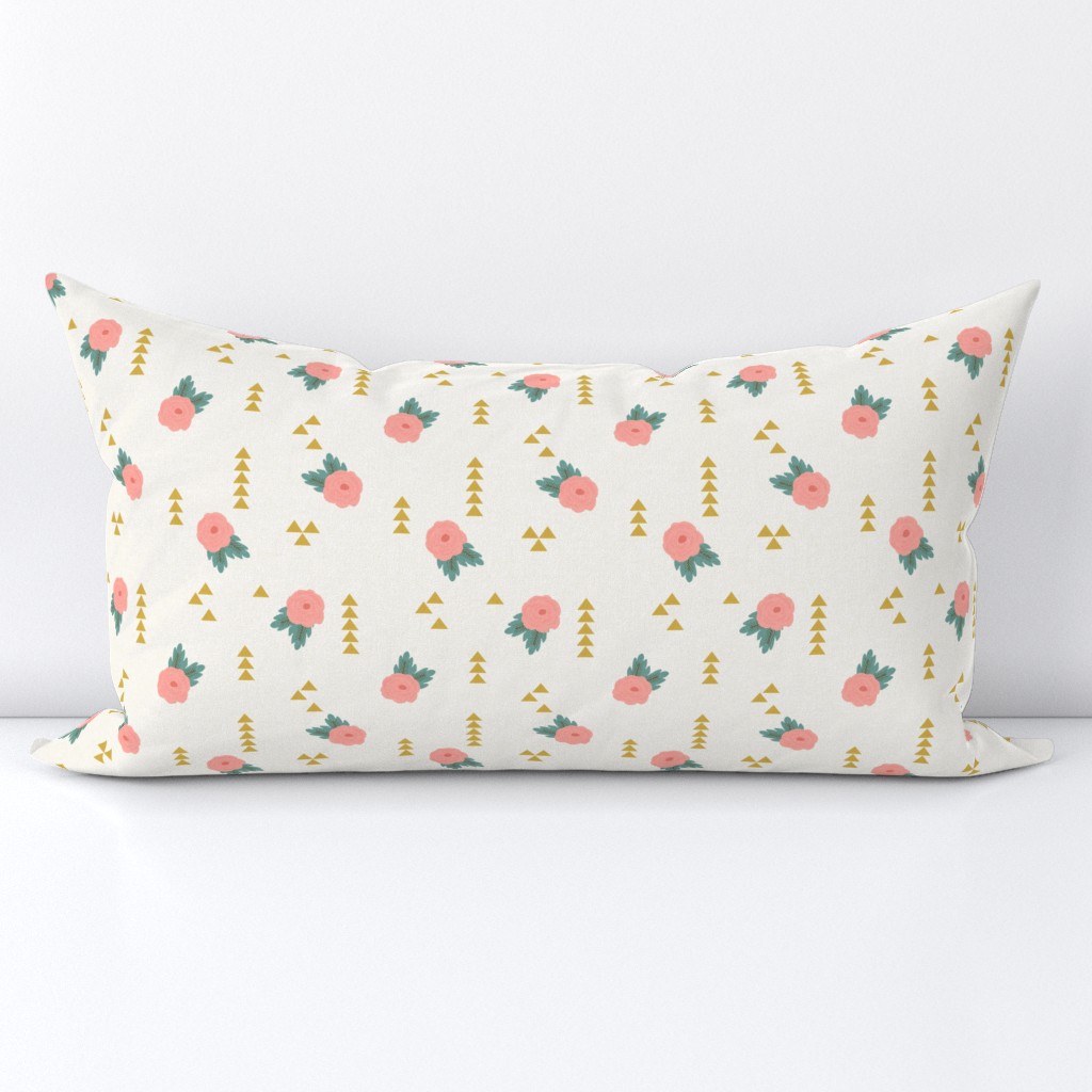 Rustic Charm Floral Geometric Mini