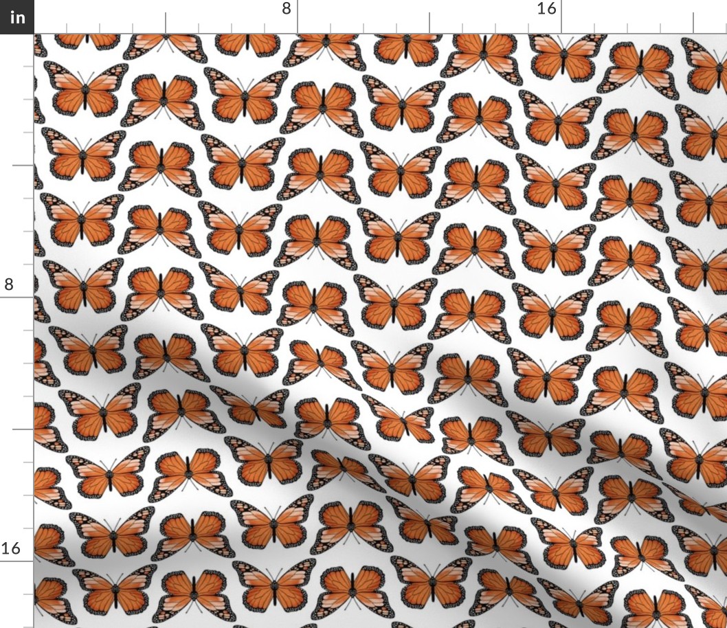 monarch butterflies // butterfly orange spring florals flower insect 