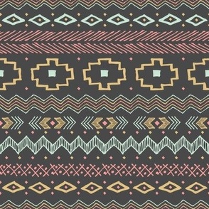 Southwest Tribal (Pink and Green)