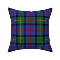 Logan or MacLennan tartan, traditional 5-stripe, 6" bright, 1831 