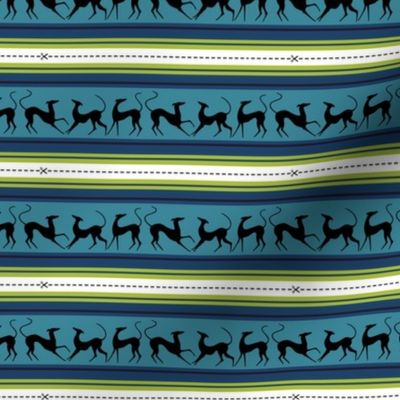 collars sighthounds teal