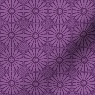 Autumn Plum Windmill Wheels - Plum