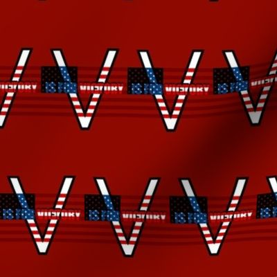 V for victory stripe