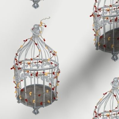 Birdcages On Oat - Small