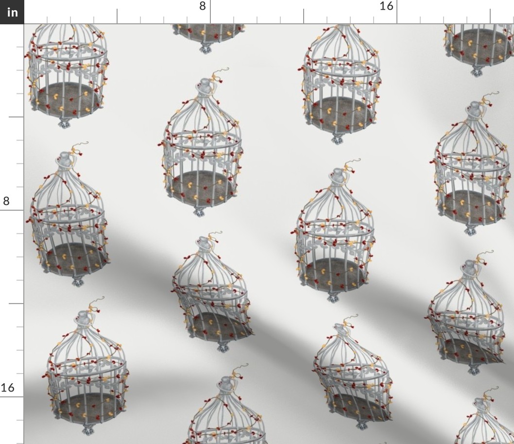 Birdcages On Oat - Small