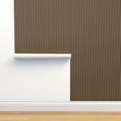 Quarter Inch Camel Brown and Black Vertical Stripes