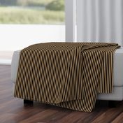 Quarter Inch Camel Brown and Black Vertical Stripes