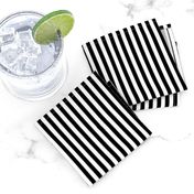 Black and White Stripes (Four to an Inch)