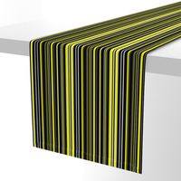 Black, Yellow, and White Barcode Stripes