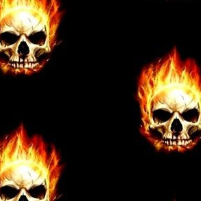 Skulls of fire