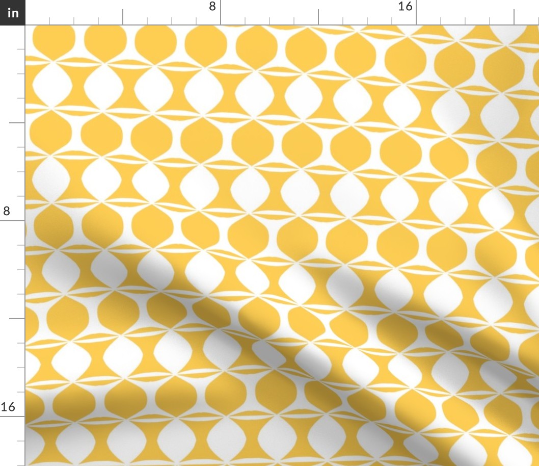 Yellow and White Alternate Stripe