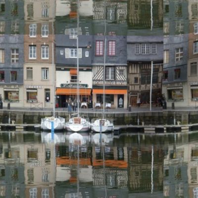 Three Boats at Honfleur