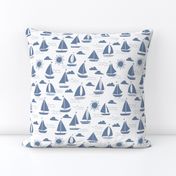 sailboat // summer ocean water nautical sailing boats 