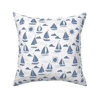 sailboat // summer ocean water nautical sailing boats 