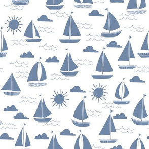 sailboat // summer ocean water nautical sailing boats 