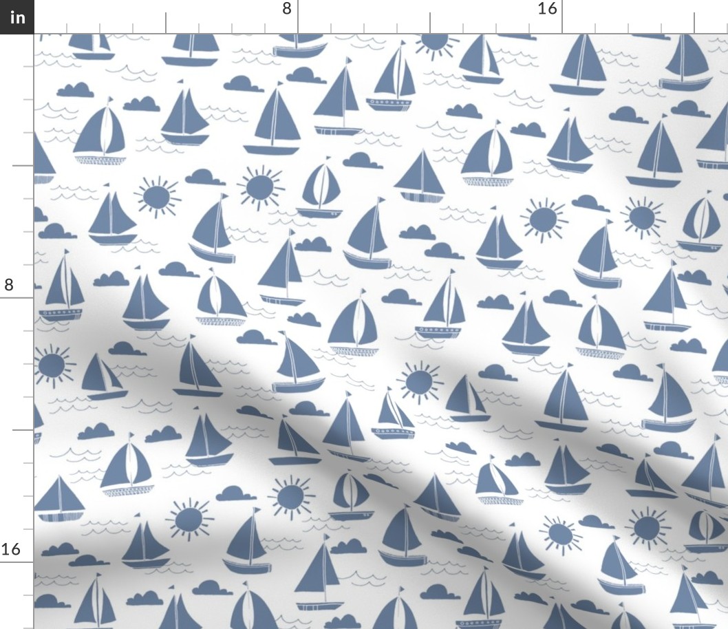 sailboat // summer ocean water nautical sailing boats 