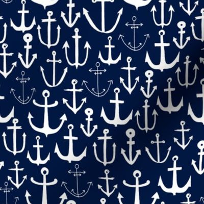 anchors  fabric // anchor fabric andrea lauren fabric navy sailing sailboat summer ocean 