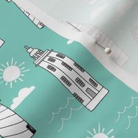 lighthouses // summer mint nautical sun water ocean kids 