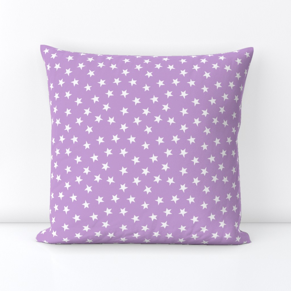 stars // lilac purple pastel lavender kids girls purple stars constellations 