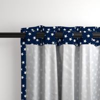 stars fabric // navy blue stars and white patriotic kids night sky nursery baby 