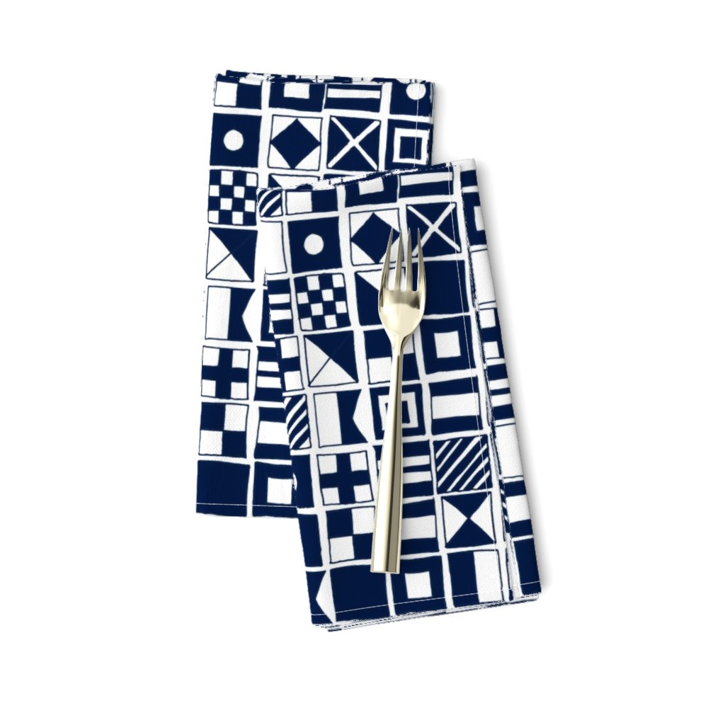 sailing flags // navy blue sailboat nautical summer ocean