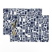 sailing flags // navy blue sailboat nautical summer ocean