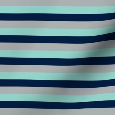 stripes // navy mint grey kids boys nursery