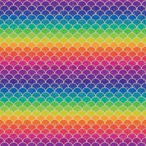 Rainbow Glitter Scales - Tiny