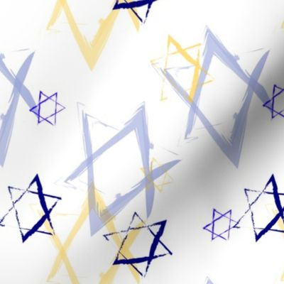 Jewish star print