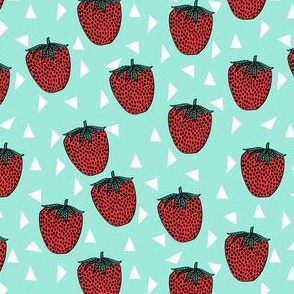 strawberry // strawberries sweet fruit mint sweet fruits summer