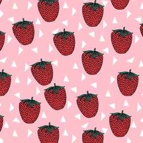 strawberry // strawberries sweet summer fruits pink sweet 