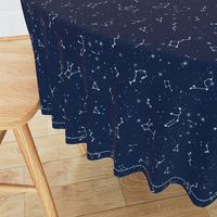 constellations // navy blue white kids stars nursery baby kids room