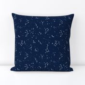 constellations // navy blue white kids stars nursery baby kids room