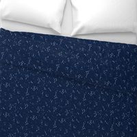 constellations // navy blue white kids stars nursery baby kids room