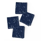 constellations // navy blue white kids stars nursery baby kids room