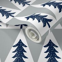 trees // navy grey kids boys nursery kids collection