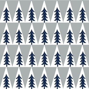 trees // navy grey kids boys nursery kids collection