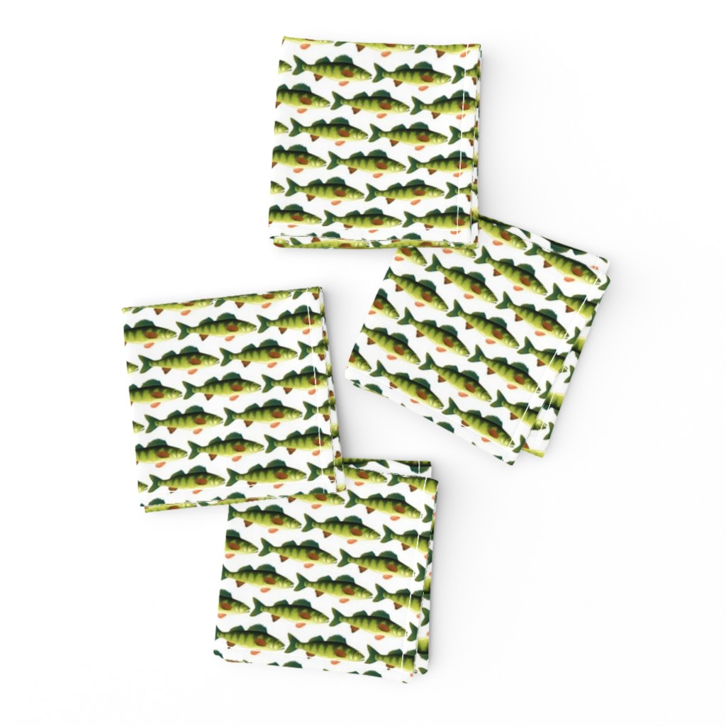 Yellow Perch fish pattern