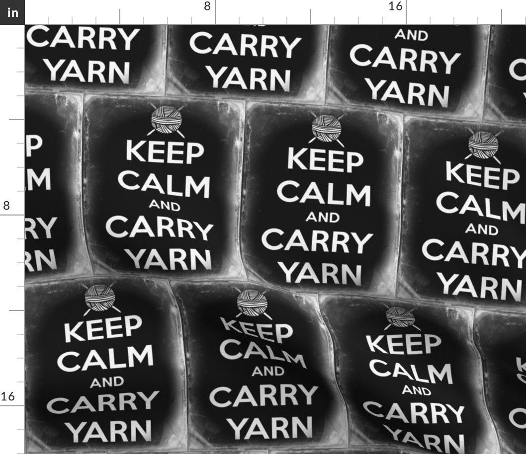 Keep Calm Carry Yarn - Tin - XL