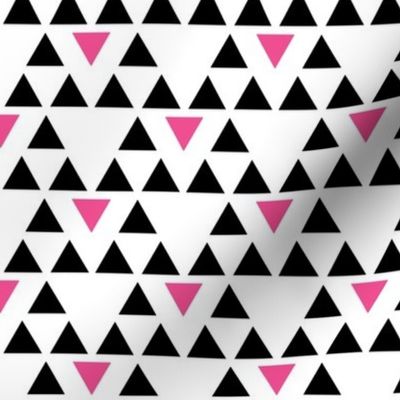 Black and Pink Triangles