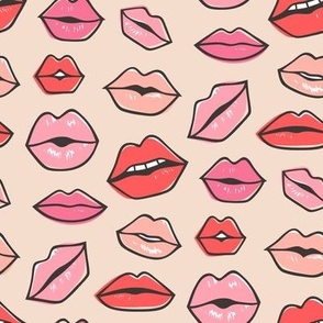 Lips Kiss Valentine Lipstick Love 