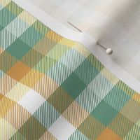 Madras plaid - daffodil